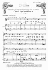 Christ the Solid Rock SATB choral sheet music cover